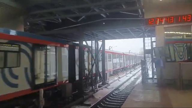 "обкатка нового поезда" 81-775.2 «Москва 2024» смотреть онлайн