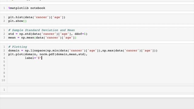 Fit Normal Curve to Data Python (EASY METHOD) смотреть онлайн