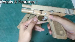Homemade Cardboard Pistol - Glock 17 Gen 2