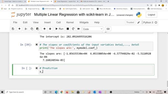 Multiple Linear Regression with scikit learn in Jupyter Nootebook смотреть онлайн