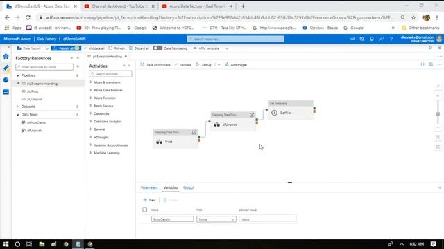 #42. Azure Data Factory - Exception\Error Handling Basics смотреть онлайн