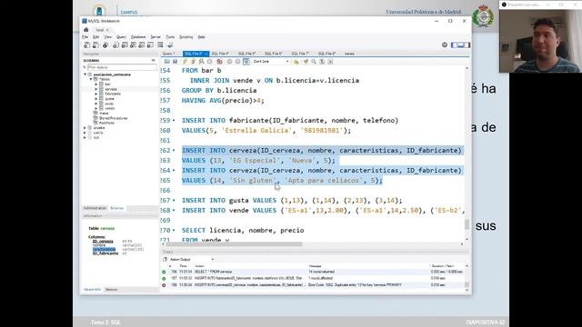 Bases de datos (GII) [2020-21]: SQL: subconsultas (I), DELETE y UPDATE / 26-04-2021 смотреть онлайн