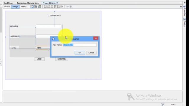 Tutorial Memberi Background Gambar JFrame JAVA Netbeans смотреть онлайн