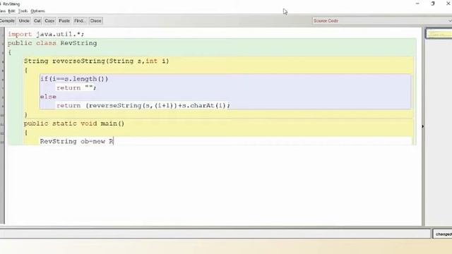 Reverse String using Recursion in Java смотреть онлайн
