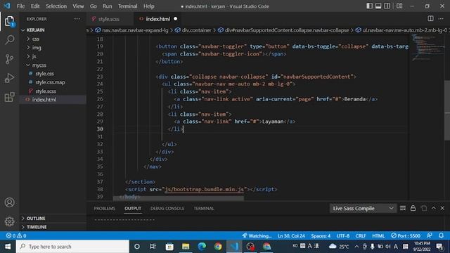 Part 1 - Tutorial slicing Navbar Design Figma to Bootstrap Css смотреть онлайн