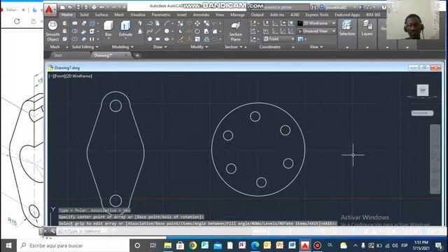 EJERCICIO PROPUESTO 32 DE AUTOCAD смотреть онлайн