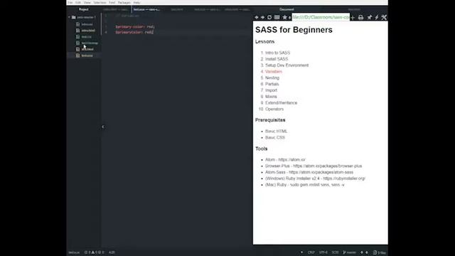 Sass & SCSS for beginners - part 4 смотреть онлайн