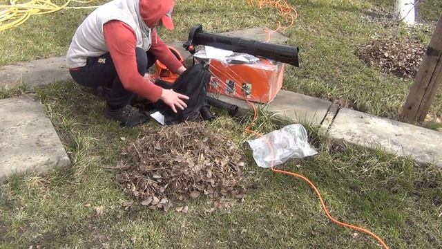 Садовый пылесос Black&Decker GW 3050 Часть 1 смотреть онлайн