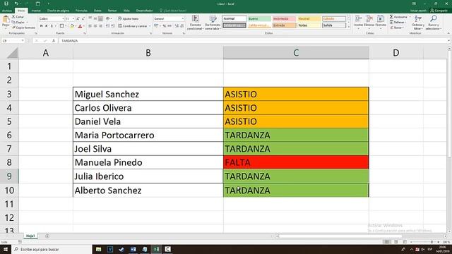 Como poner color en celdas dependiendo del texto en Excel (Formato condicional 2019) смотреть онлайн