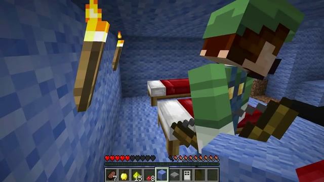 Minecraft Custom Map: Mario Bros #1 смотреть онлайн