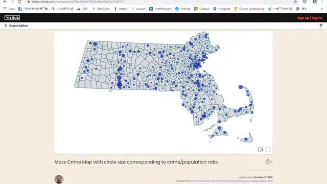 Masschusetts Crime Data Visualization using D3 and React смотреть онлайн
