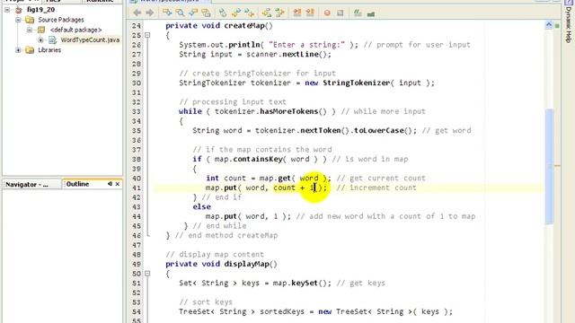 F2L5@14 WordTypeCount java the HashMap class смотреть онлайн