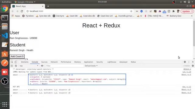 Logger & Connect store | Redux | Part #53 | React js in Hindi tutorial смотреть онлайн