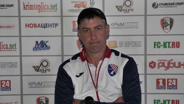 "ТСК-Таврия" - "Гвардеец" - 1:2 (10.04.2019) Послематчевая пресс-конференция: Владимир Мартынов смотреть онлайн
