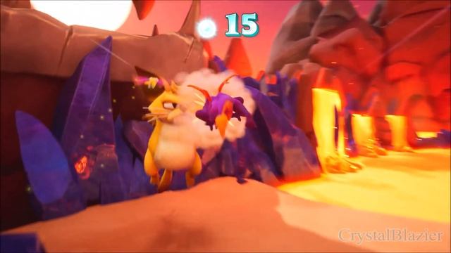 Spyro Reignited Trilogy - Spyro 2: Ripto's Rage! 100% Walkthrough Part 10 - Skelos Badlands
