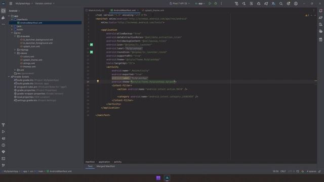SplashScreen API на примере в Android Studio + Kotlin смотреть онлайн