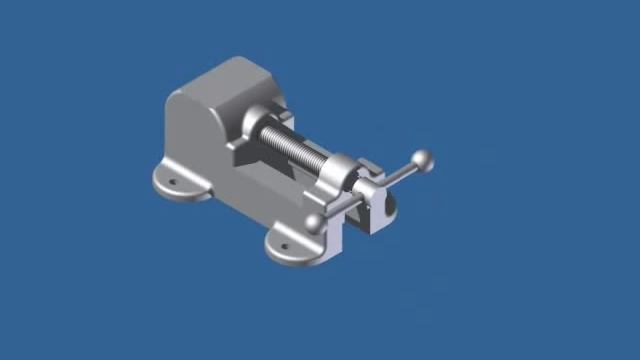 AutoCad Inventor -Animation Machine Vice
