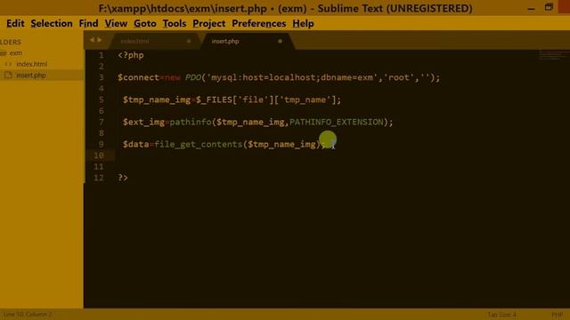 Insert images into mysql PDO in base64 format using php and ajax смотреть онлайн
