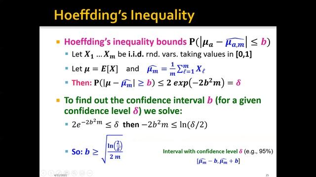 Week 13b: Multi Armed Bandits - Part 3: UCB Algorithm смотреть онлайн