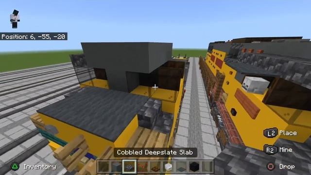Minecraft Train Tutorial: Union Pacific SD70M Diesel Locomotive смотреть онлайн