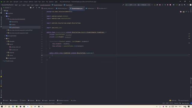 RecyclerView в Android | Работа с RecyclerView смотреть онлайн