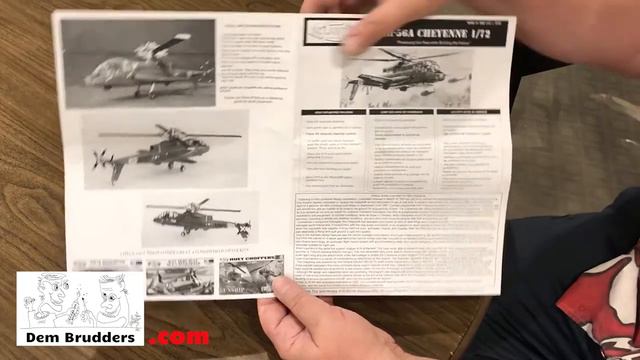 Dem Brudders Presents: 1/72 AH-56 Cheyenne Helicopter by Atlantis Models - A Video Kit Review смотреть онлайн