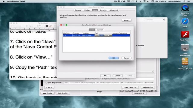 [MAC] Minecraft Java Path Update Fix смотреть онлайн