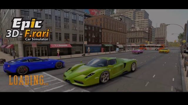 Epic Car Simulator 3D Ferrari - City  Parking Android Gameplay