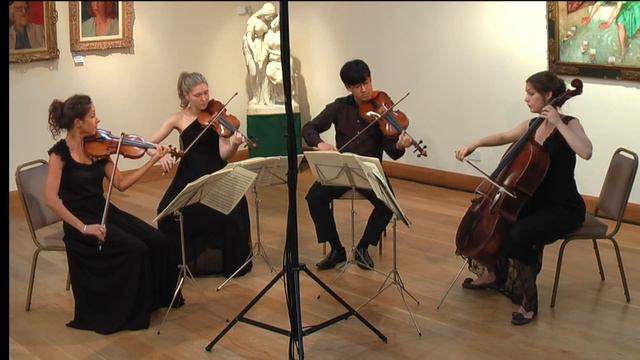Benyounes Quartet perform Haydn's String Quartet Op. 50 No. 5 смотреть онлайн