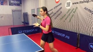 Техника. Настольный теннис. Урок 17. Подача слева.