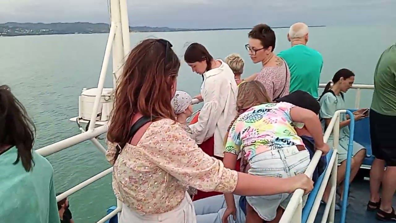 сухум. абхазия. морская прогулка