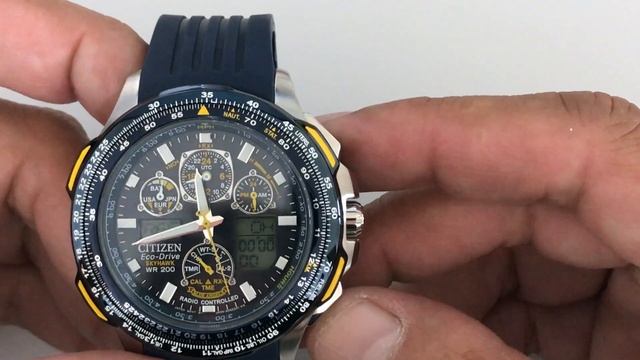 JY0064-00L Citizen Skyhawk Blue Angels