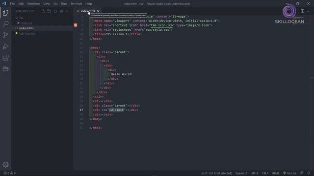 #15 Знакомство с CSS, наследование, синтаксис, селекторы [Курс по Верстке от AROKEN] смотреть онлайн