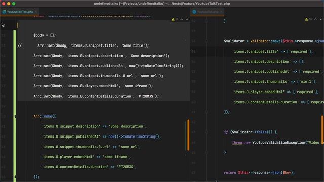 Create nested arrays using dot notation in Laravel смотреть онлайн