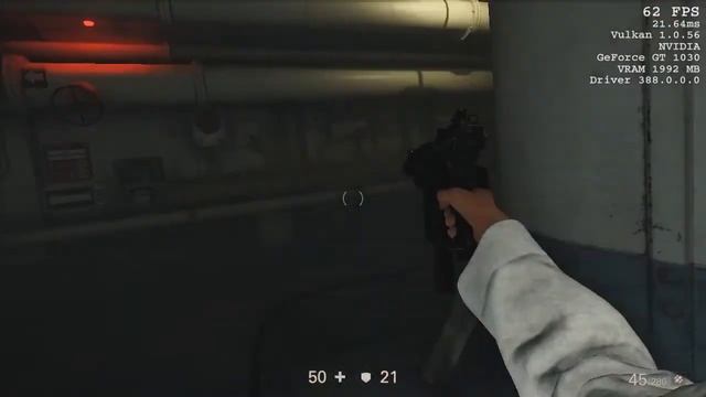 Play Wolfenstein II The New Colossus On A Nvidia GT 1030 2gb........ASYNC OFF