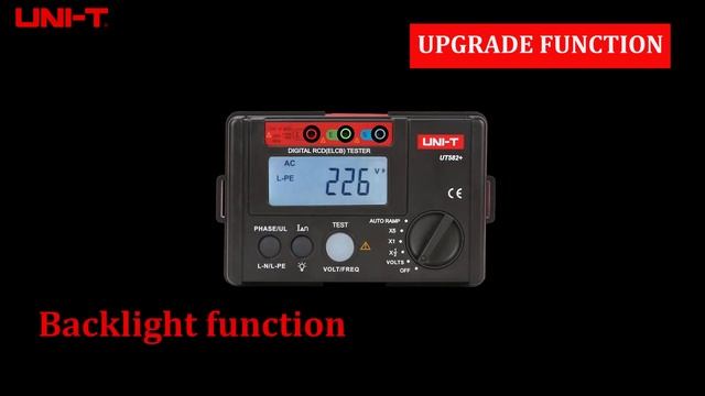 UNI-T UT582+ Digital RCD (ELCB) Tester смотреть онлайн