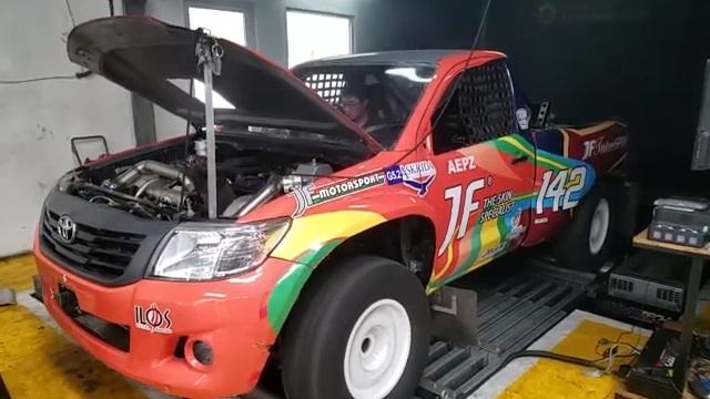 Toyota Hilux 1KD 4WD dyno tuning смотреть онлайн