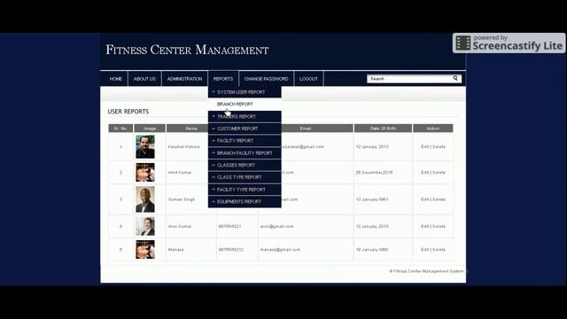 Fitness Center Management | PHP and MySQL Project Source Code | PHP MySQL CRUD Project смотреть онлайн