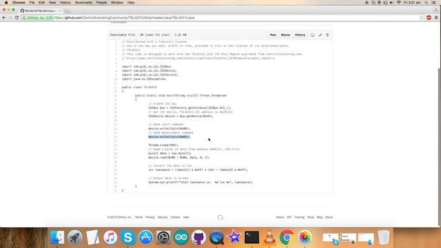 Raspberry Pi TSL45315 Ambient Light Sensor Java Tutorial смотреть онлайн