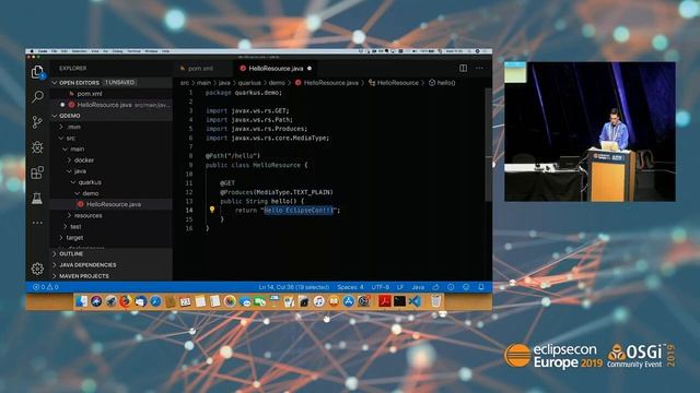 Create Supersonic Subatomic MicroProfile Apps with Quarkus | ECE 2019 смотреть онлайн