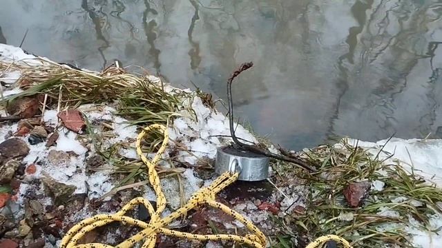 Поисковый магнит зимой! Хотел брилианты, а нашел это. смотреть онлайн