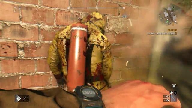 Dying Light gas tank zombie explosion! смотреть онлайн