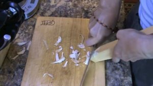 Тест ножа мастерской "Медведь" из стали Elmax test