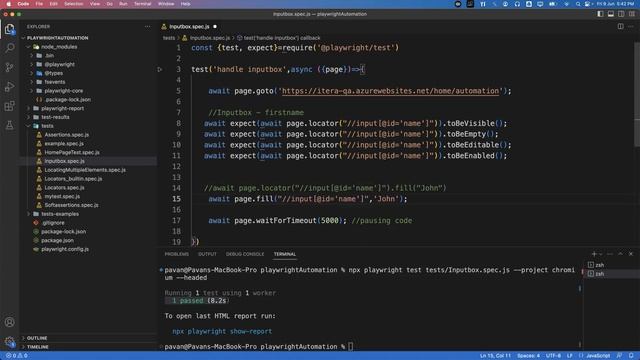 Playwright with Javascript | How to handle Input box & Radio Buttons | Part 9 смотреть онлайн