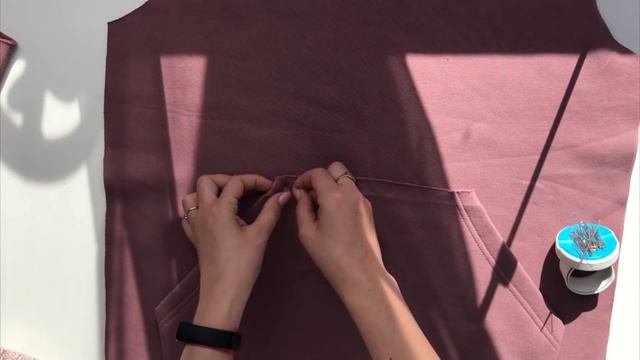 Как сшить толстовку из футера 3нитки с начесом. Шьём без пропусков |TIM_hm| смотреть онлайн