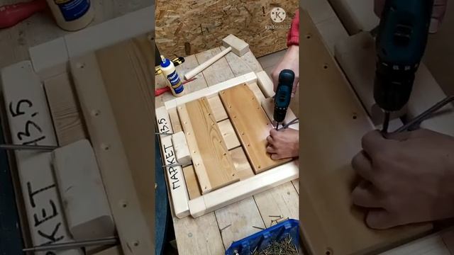 Сборка садового паркета ЭкоДеко Декинг.