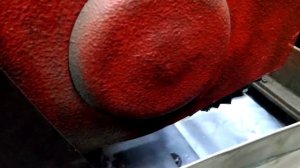 Станок 372Б. Обработка плоскости головки блока.