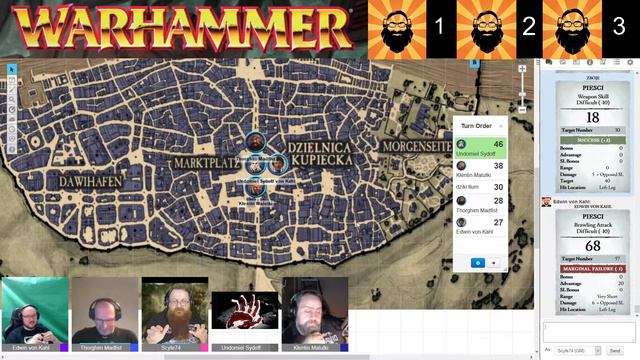 Warhammer FRPG 4ed sesja 3 - Rozróba na Marktplatz смотреть онлайн