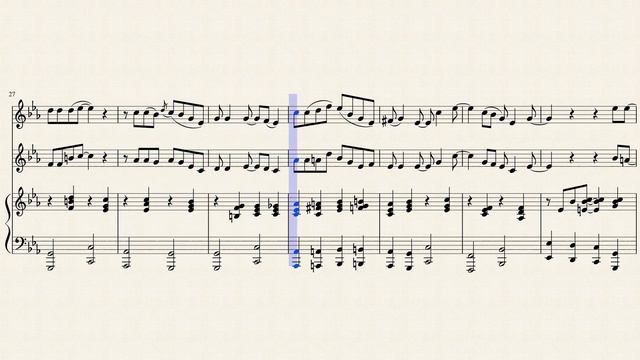 You've Got A Friend in Me~Flute duet and Piano accompaniment смотреть онлайн