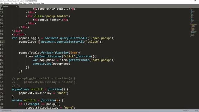 Практика JavaScript. Задача #5-2. Делаем всплывающее окно. Modal window. смотреть онлайн